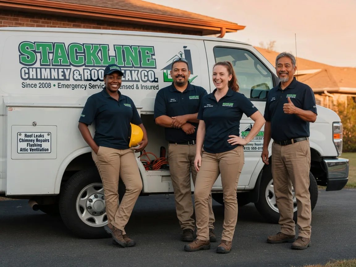 Chimney flashing repair company in Olney, TX